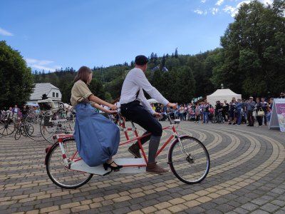 Mała Prywatka PRL-u - pokaz rowerów